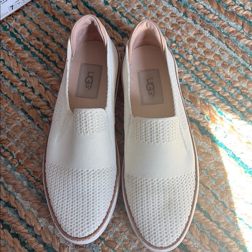 UGG Women's White Slip-On Shoes